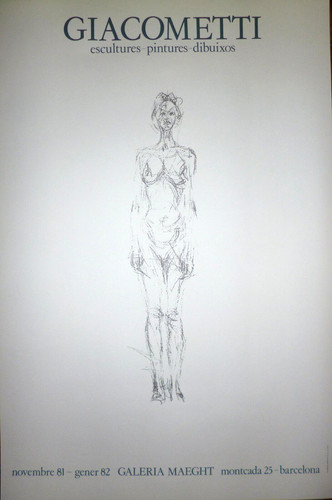 Giacometti alberto lithograph - giacometti,