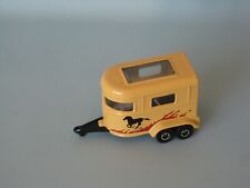 Matchbox Pony Trailer Horsebox Beige Body Brown Door 65mm UB 43 Toy Model