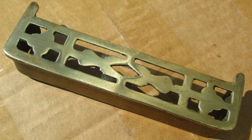 Antique miniature fender brass - fender,