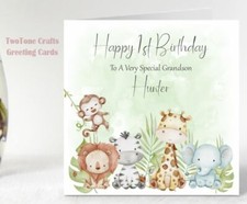 Personalised Birthday Card 1st