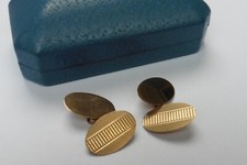 Cased Vintage Men's 9ct Gold