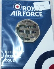 RAF 50P SHAPED COMMEMORATIVE