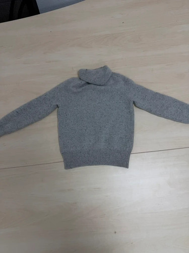 100 cashmere grey roll - m&s,