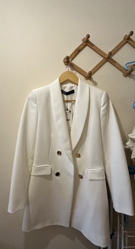 Zara white blazer size - blazer, s