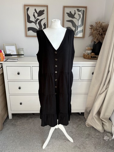 Next black sleeveless - , button