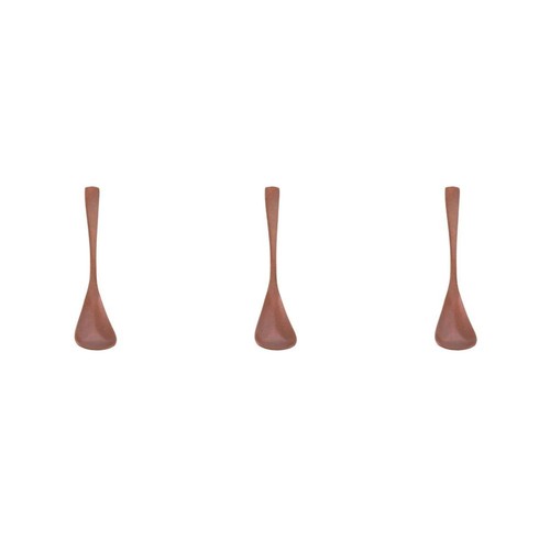 Set antique copper spoons - set, of