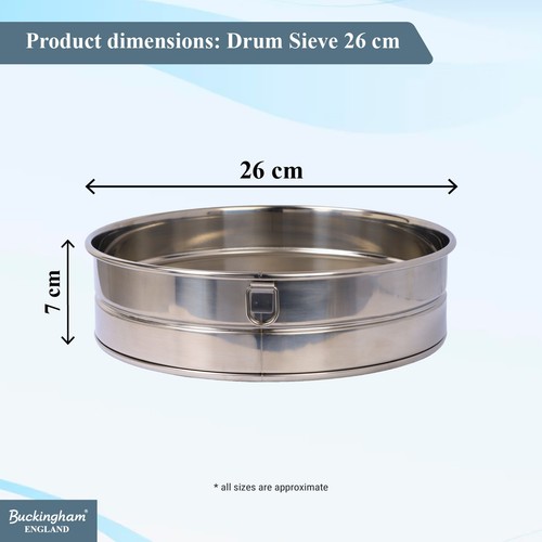 Buckingham drum sieve - buckingham, strainer