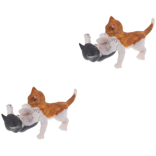 2pcs reusable plastic mini cat - 2pcs,