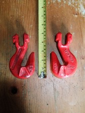 ⚡2 x Grab Chain Hooks 3/8 ⅜ Made In Italy 10-8 WA91 WEISSALLOY Lifting Pulling 