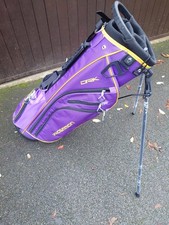Prosimmon DRK Lightweight Golf Bag Purple/Gold