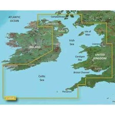 Garmin BlueChart g2  - HXEU004 Irish Sea - Datacard 276c 278c 192 292 etc