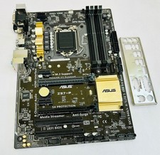 Asus Z97-P REV. 2.02 Socket 1150 ATX Motherboard complete with Backplate