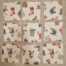 Wrendale Christmas Fabric