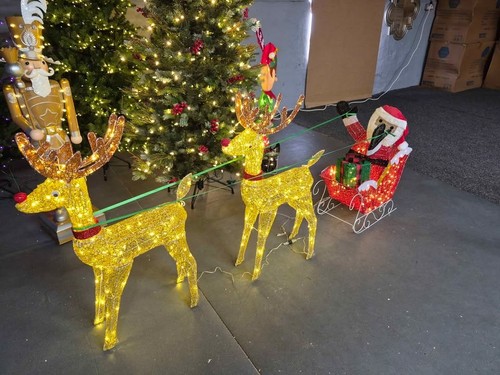 Bnib outdoor santa sleigh - santa,