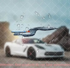 USS Enterprise NCC-1701 Star Trek sideview Car Sticker Window Laptop Decal 7cm