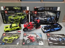 Lego Technic Vehicles 42138 Ford Mustang 42123 Mclaren Senna 42107 Ducati