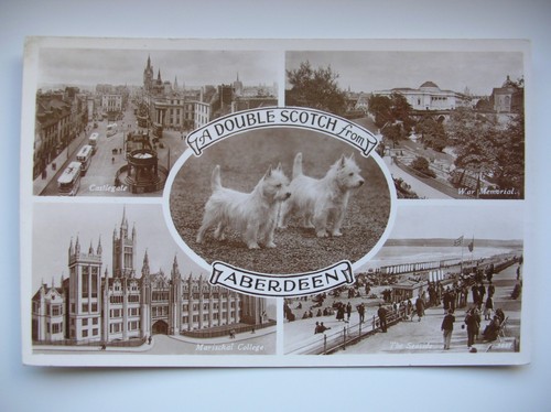 Aberdeen postcard double - aberdeen,