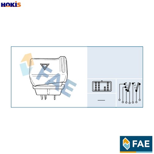 Hazard warning light switch - hazard,