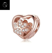 Rose Gold Charm Sterling