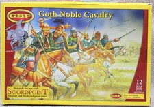 28mm Ancients GOTH NOBLE CAVALRY x12 GBP21 no bases Gripping Beast 33865