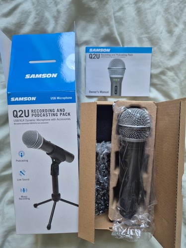 Samson q2u usb xlr - q2u, microphone