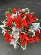 Artificial Christmas Grave Pot