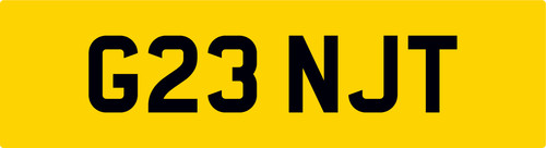 Rare old digit dvla - 2,
