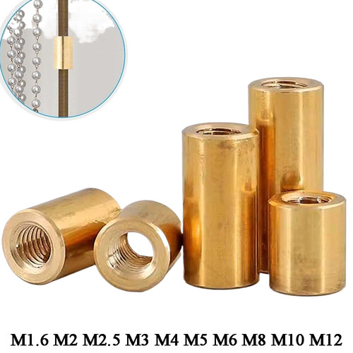 Brass threaded sleeve rod - threaded,