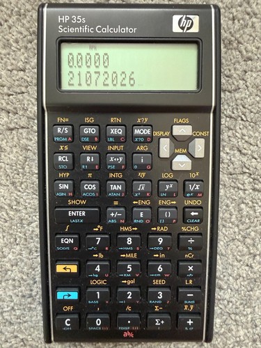 Hewlett packard 35s - packard, hp-35s