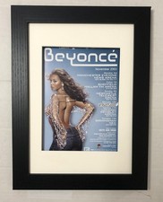 BEYONCE*2003*UK Tour*Poster*Flyer*QUALITY FRAMED*FAST WORLD SHIP
