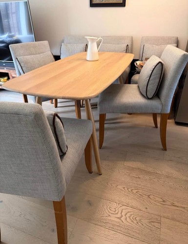 Full oak table 150cm - table, length