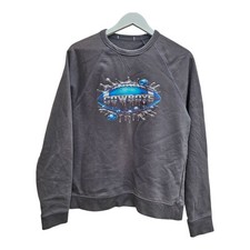 Dallas Cowboys Sweatshirt Women's Small NFL Grey Hoodie Jumper US Football