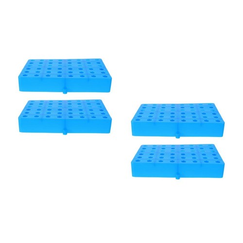 Blue plastic warehouse pallet - plastic,