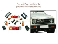 Suzuki Samurai Sierra SJ410 413 Gypsy Jimny Bumper offer Light and Handle Set(U)