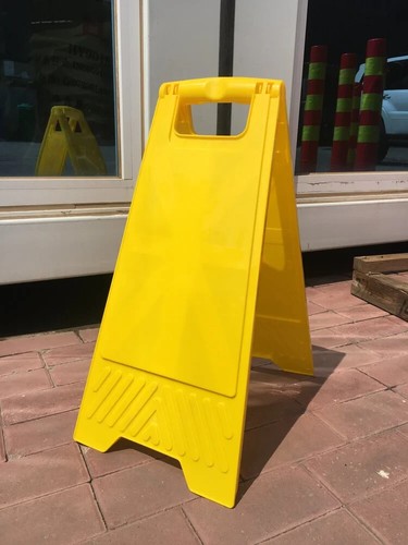 Caution wet floor - wet, sign