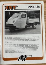 ANT PICK UP Motor Car FLYER
