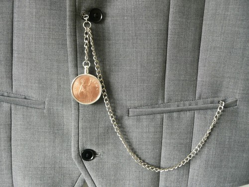 Single albert silver plated - silver,