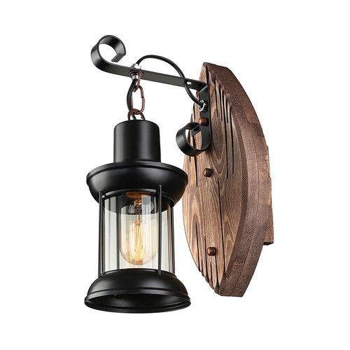 Retro rustic wall light - wall,