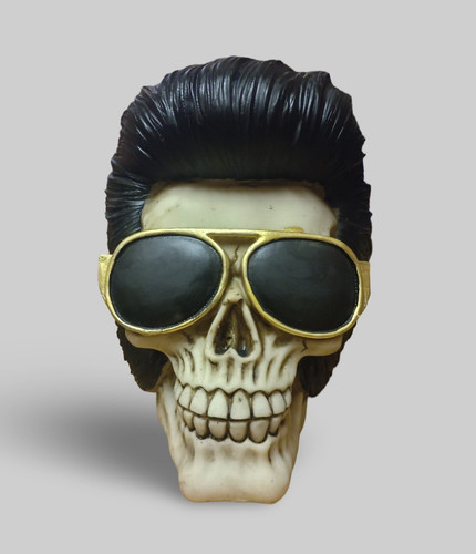 The king skull ornament elvis - the,
