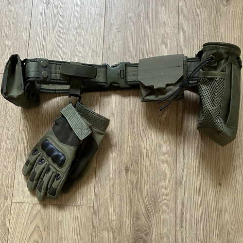 Olive green military surplus - green,