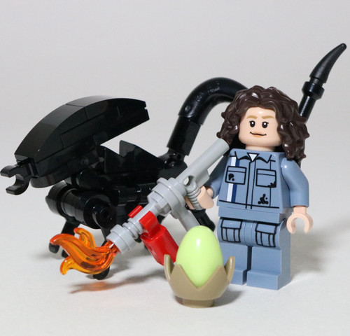 Made lego parts alien - parts,