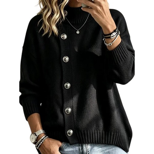Ladies turtleneck knit jumper - ladies,