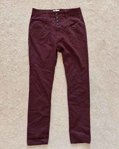 Yes jeans burgundy high - jeans,