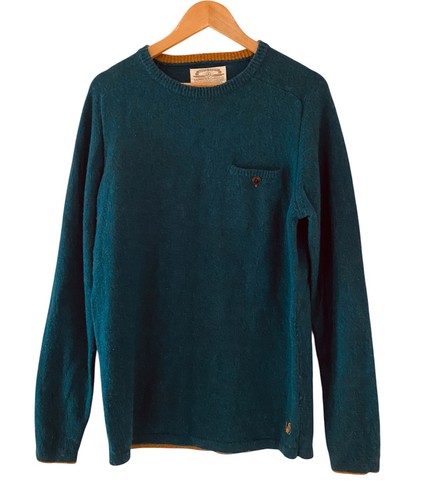 White stuff mens teal - white, jumper