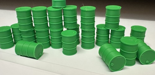 25x scale oil drums - 1/50,