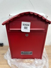 Wall Mounted Post Box Red