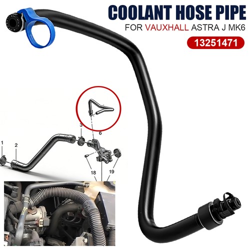 Radiator coolant degas hose - coolant,