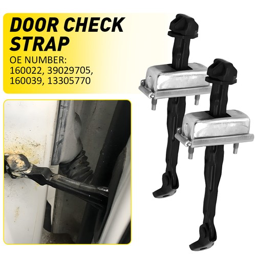 Front door check link strap - front,