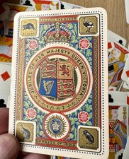 Queen Victoria Golden Jubilee 1887 Antique Playing Cards In Near Mint Condition