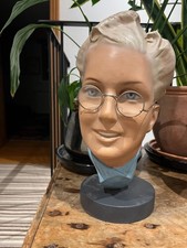 1950's vintage optician dummy head on a stand in good condition